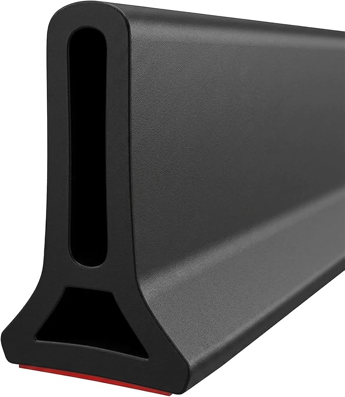 39Inch Collapsible Shower Threshold Water Dam 2" High Shower Barrier Water Stopper 2" Tall Shower Water Guard To Keep Water In Shower Dry And Wet Separation Bathroom Wheelchair Accessible Black