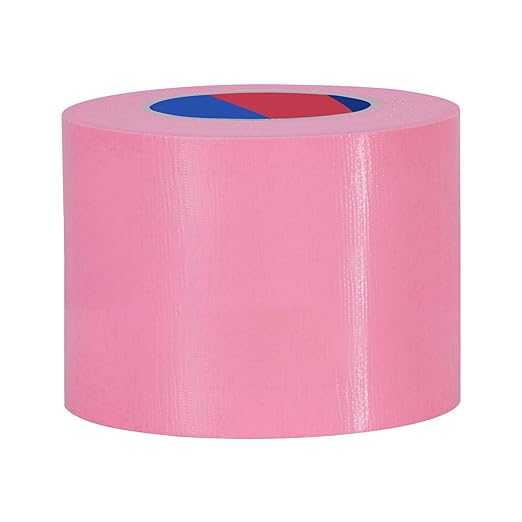 Pink Heavy Duty Duct Tape, 4 Inch x 55 Yards, Industrial Grade Waterproof & UV Resistant, Strong Adhesive for Indoor Outdoor Repairs, Crafts, Home Improvement, Moving Packing and DIY Projects