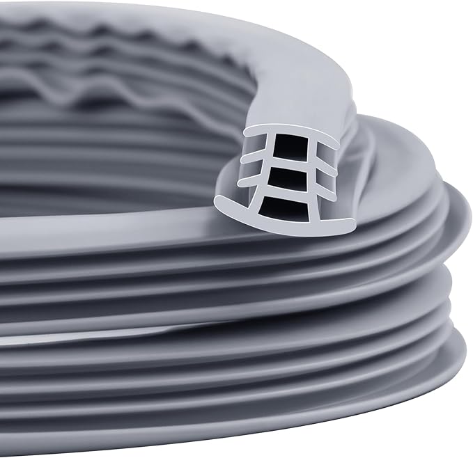 Flexible EPDM Rubber Strip (100 ft Long and 3/4 inch Wide) for Concrete Crack Repair and Replacement - Weather and Aging Resistant Expansion Joint Filler for Driveways and Sidewalks