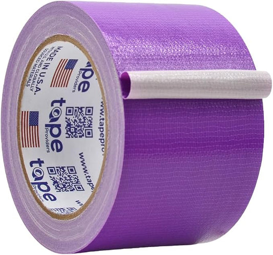 WOD DTC10 Advanced Strength Industrial Grade Purple Duct Tape, 3 inch x 60 ft. Waterproof, UV Resistant For Crafts & Home Improvement