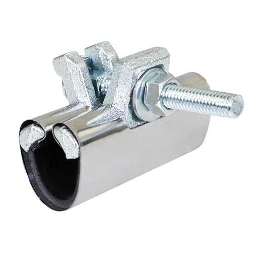 Highcraft Pipe Repair Clamp 1-1/2'', IPS Single Bolt, 3” Long, Stainless Steel