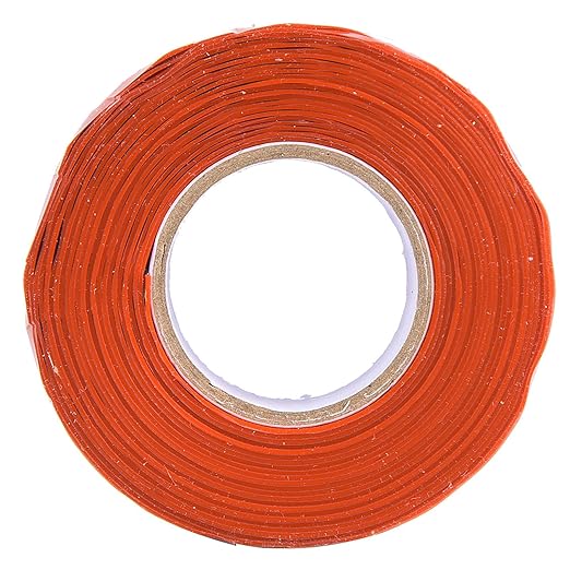 Tape Strong Adhesion PVC PPR Pipes Repairing Supplies White Red Quick Seal No Replacement Needed Flexible Durable for Home Plumbing Leak Fix (Red)