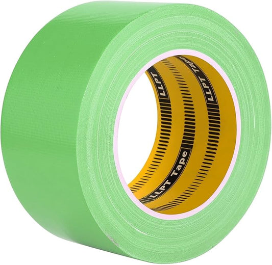 LLPT Duct Tape Premium Grade 2.36 Inches x 108 Feet x 11 Mil Easy Tear Residue Free Strong Adhesive Color Green (DT252)