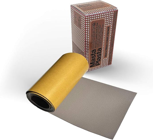 MASTAPLASTA Original Leather Repair Tape - Taupe 60" x 4" (150x10 cm). Upholstery-Quality. Quick and Easy Leather Repair Patch Self Adhesive for Couch, Leather Patches for Car Seats