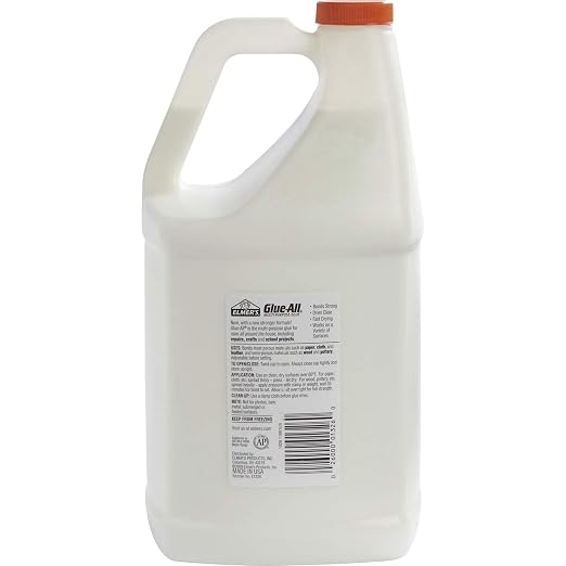 Elmer's Glue-All Multi-Purpose Liquid Glue, Extra Strong, Great for Making Slime, 1 Gallon, Classroom Supplies, Arts & Crafts, Back to School, No.1 Teacher Brand, 1 Count (Pack of 2)