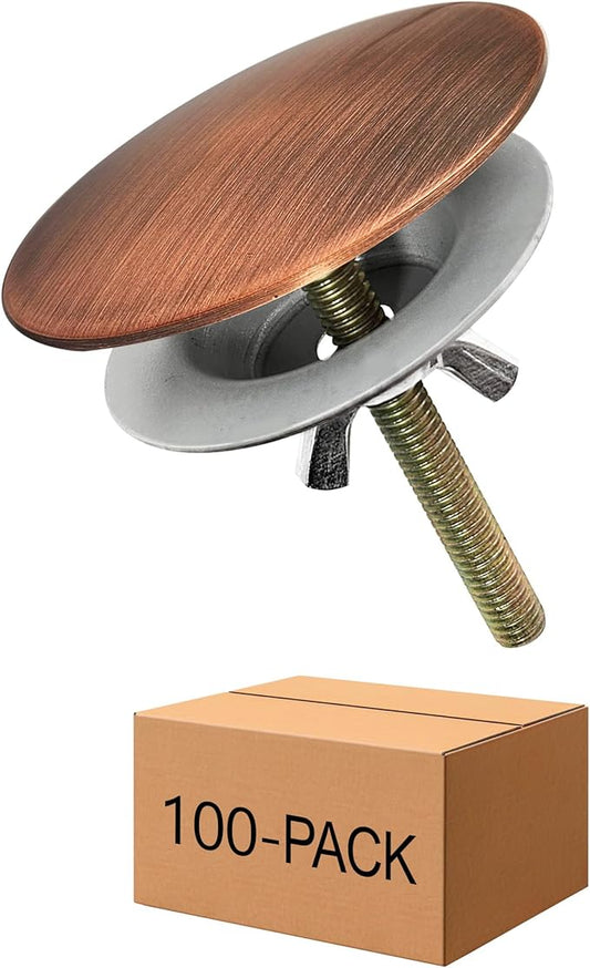Westbrass D202-11 2" Kitchen Sink Hole Cover, Antique Copper (100-Pack)