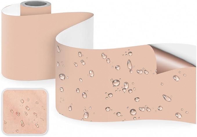 Self-Adhesive Fabric Repair Tape & Tent Repair Kit, Waterproof Patches for Clothes, Down Jacket, Camping Gear, Sleeping Bag, Heavy Duty Pink Nylon Tape for Instant Fix, 3.9"x63"