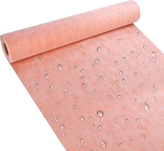 Waterproof Membrane for Shower,3.3ftx65ft Shower Waterproofing Membrane Uncoupling Band for Tile Wall Floor Bathroom Sauna Steam Room and Wet Areas,Tile Underlayment Seam Tape,23.6Mils Thick,214 Sq Ft