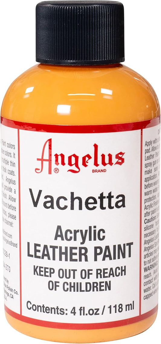 Angelus Acrylic Leather Paint for Shoes, Couches, Sofa, Jackets & More - Vachetta - 4oz