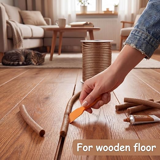 MotiMind 1 Inch x 100 ft Foam Backer Rod for Gaps Joints Concrete Crack Filler Caulk Saver Bulk Foam Backing Rod Concrete Filler Rope for Weather Stripping Door Seal(Brown)