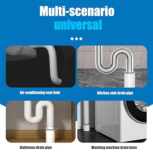 Quick Mending Waterproof Sealant Putty (6 Pack) - Gray Sealing Clay for Air Conditioning Gaps, Wall Holes, Drain Pipes & Duct Repair