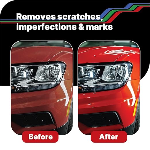 LAUCO Step 3 High Shine Finish Compound – 32oz, Professional Ultrafine Polish for Automotive Paint, Silicone-Free, Clear Coat Safe Finishing Compound for Deep Gloss and Swirl-Free Reflection 36103