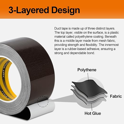 LLPT Rainbow Colored Duct Tape 2 Inch x 45 Ft Per Roll 6 Premium Packs | Assorted Colorful, RoHS, Weather Resistant, No Residue Hand Tearable for Moving Packing Color Coding Art Craft DIY Project