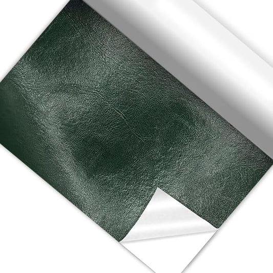 8x47 Inch Leather Repair Tape,Self Adhesive Leather Patches for Furniture,Vinyl Repair Kit for Couches,Bed,Car Seats,Chair (Dark Green)