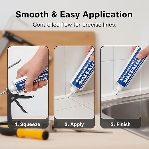 All-Purpose Super-Bonding Structural Sealant, 9900 Sealant Waterproof, Waterproof Adhesive 9900, Multi-Surfaces Adhesive for Roof Bathroom Tile (Clear-1PCS)