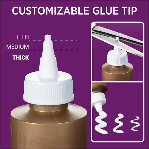 Aleene's All Purpose Tacky Glue, 8-Ounce, Clear (15599) | All-Purpose Craft Adhesive, Strong Clear-Drying Glue for Wood, Paper, Ceramic, Foam & DIY Projects