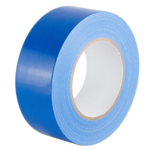 GTSE Blue Duct Tape, 2 Inches x 55 Yards (164 ft), Heavy Duty, Waterproof Repair Tape for Indoor or Outdoor Use, 48 Rolls