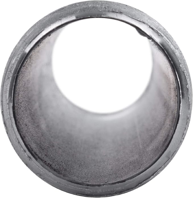 PIPE DÉCOR 1/2” x 12” Malleable Cast Iron Pipe Nipple, Pre Cut Connectors, Industrial Steel Grey Fits Standard Half Inch Black Threaded Pipes Nipples and Fittings, Build Vintage DIY Furniture, 6 Pack