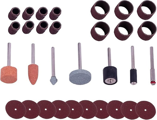 OEMTOOLS 26511 31-Piece Rotary Tool Set, Rotary Tool Accessories, Grinding Bit, Woodworking Tools and Accessories, Rotary Tool Accessories Kit