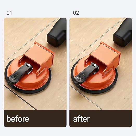 Floor Gap Fixer Tool, Heavy Duty Laminate Floor Gap Fixer Suction Cup Repair Tool, Laminate Flooring Suction Cup Tools for Gaps, Vinyl Floor-Gap Repair Tools for Laminate, Wood, Tile, Vinyl Floor (H)
