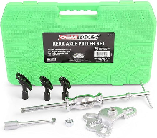 OEMTOOLS 27202 Rear Axle Puller Set | Pull Rear Axle & Bearing for Axle Replacement & Repair | Slide-Hammer Powered for Extra Pull, Works When Other Tools Don’t | Includes Instructions & Carrying Case