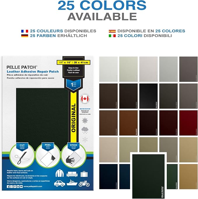 Couch Tape Repair - 25 Colors Available - Original 11x16 - Dark Green