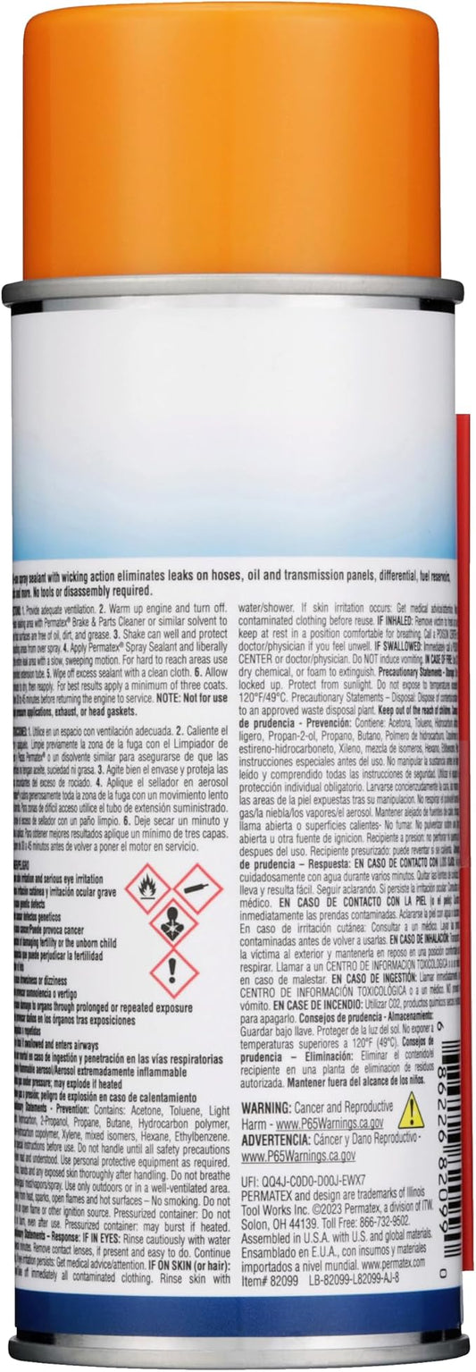 Permatex 82099 Spray Sealant, 9 oz., Natural Finish
