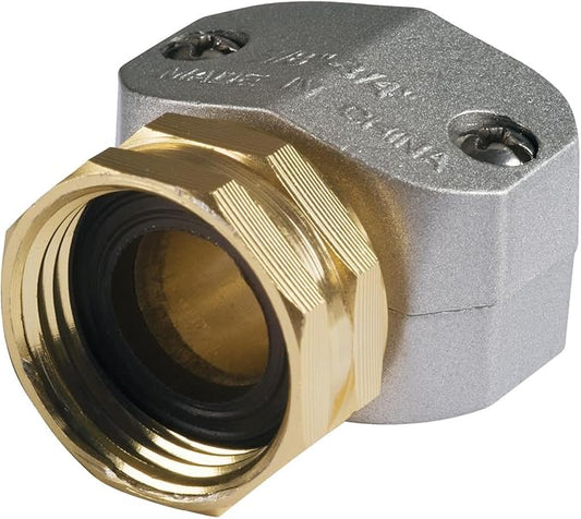 Melnor Heavy Duty Metal Female Hose Repair; Fits 3/4" and 5/8" Hoses