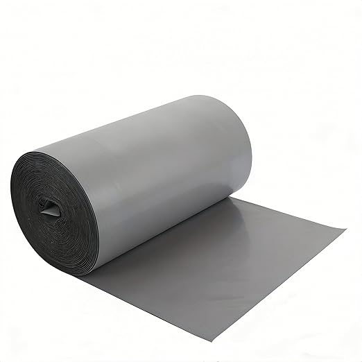 Waterproof Sealant Tape Self Adhesive Rubberized Asphalt Tape for RV Roof Metal Roof Corrugated Roof Leak Repair UV Resistant Heavy Duty Waterproofing Membrane(Gray, 19.68in*196.85in)
