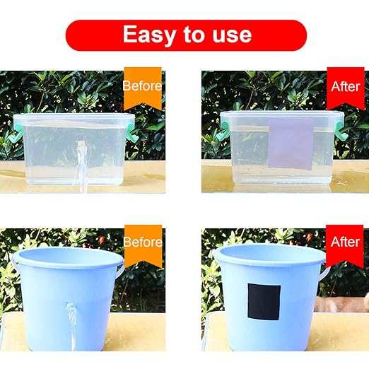 WELSTIK Waterproof Tape Patch & Seal Tape Repair Tape Duct Tape - Transparent - 10,2 x 152,4 cm