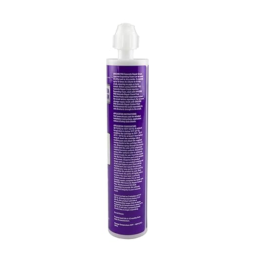 DRICORE PRO Concrete Repair Crack Injection Expanding Foam (Step Two) | Polyurethane for Sealing Indoor & Outdoor Cracking in Home, Wall, Basement | Moisture Tolerant, Flows into Small Pits