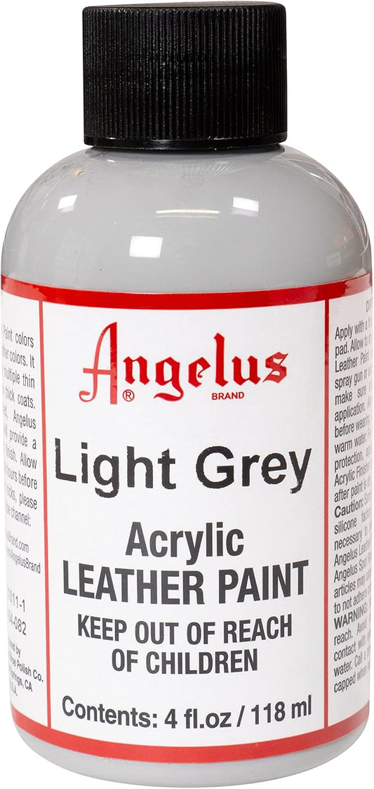 Angelus Acrylic Leather Paint, 4 oz., Light Grey