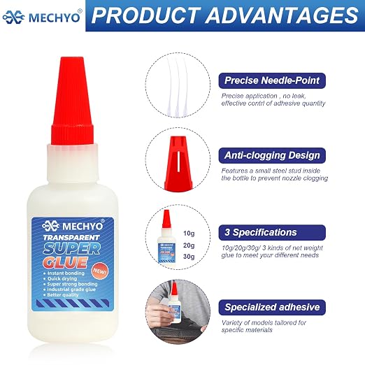 Super Glue,Universal Super Glue,Welding High Strength Oily Glue, Used for Quick Fepair of DIY Crafts,Metal, Plastic, Wood, Glass,Jade,Etc. (50g)(2Pcs)