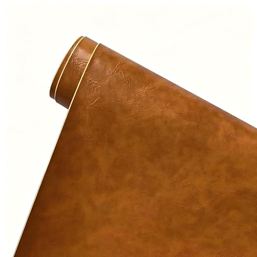 Leather Repair Patch for Couches 20 x 138 cm Light Brown 1 Roll Large Self-Adhesive refinisher cuttable reupholster Tape Patches kit for Couch Car Seats Furniture Sofa Vinyl Chairs Shoes Fabric Fix