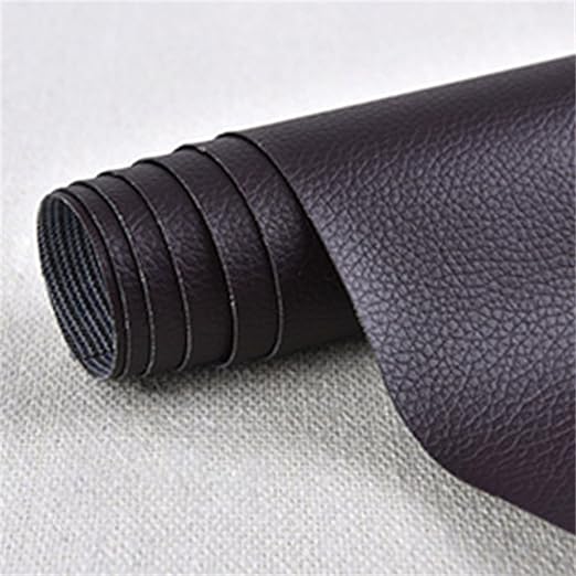 Leather Repair Patch for Couches 100 x 137 cm 1 Roll Large Self-Adhesive refinisher cuttable reupholster Tape Patches kit for Couch Car Seats Furniture Sofa Vinyl Chairs Shoes Fabric Fixbrown