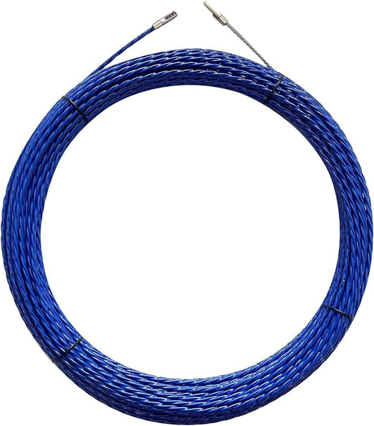 20M Wire Puller Cable Pulling Rod Fish Cable Fastener Wire Puller Blue
