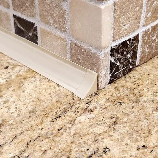 InstaTrim Corner & End Caps - Six Ivory 3/4" Wide Caulk Strip Corner and End Pieces - Finishing Caps for Corners & Exposed Ends - Paintable