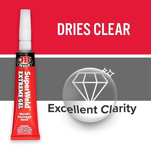 J-B Weld Superglue Gel 15g 2 Pack - SuperWeld Extreme Gel