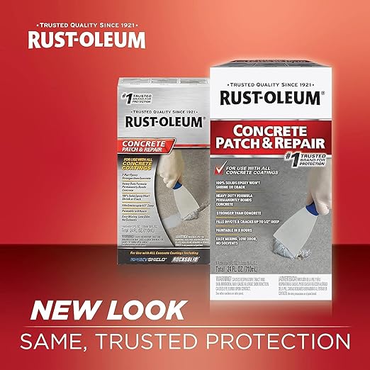 Rust-Oleum 301012-4PK Concrete Patch & Repair, 24 oz, Gray, 4 Pack