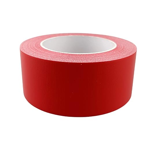 Multi-Purpose Duct Tape 2 Inch x 33 Yards, Heavy Duty, Waterproof, Great for Repairs, Packaging, Arts Crafts and DIY Projects (Red)
