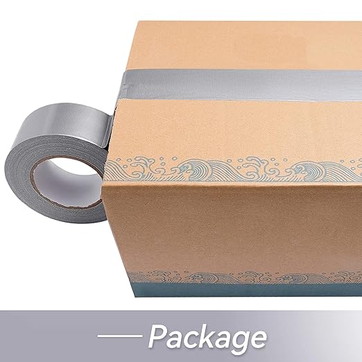 Reniteco Silver Duct Tape- 2 inches x 45 Yards, Waterproof & All-Weather, No Residue, UV Resistant, Heavy Duty for Car, Home & Outdoor Repairs, 1 Roll