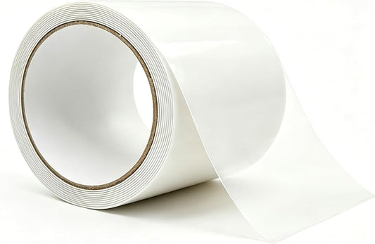 RV Awning Repair Tape, Tent Repair Patch, Tear Repair Kit for Tarps, Boat Cover Repair, Tents, Sailboats, Waterproof, Clear, 1 Roll 3 in. x 60 in.
