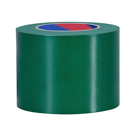 Green Heavy Duty Duct Tape, 4 Inch x 55 Yards, Industrial Grade Waterproof & UV Resistant, Strong Adhesive for Indoor Outdoor Repairs, Crafts, Home Improvement, Moving Packing and DIY Projects
