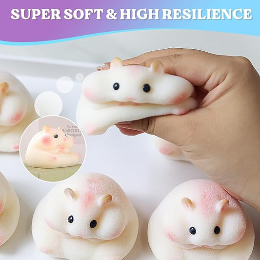 LET'S RESIN Gel for Taba Squishy Kit, 16oz Super Soft Flex Rubber for Squishy Maker, with Paw Molds/Flocking Powder/Bag, Molding Cat's Paw, DIY Decompression Gift