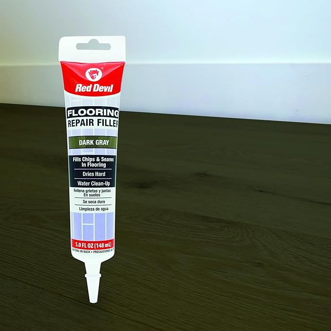 Red Devil 056055 Flooring Repair Filler, 5 oz., Dark Gray, 1 Pack