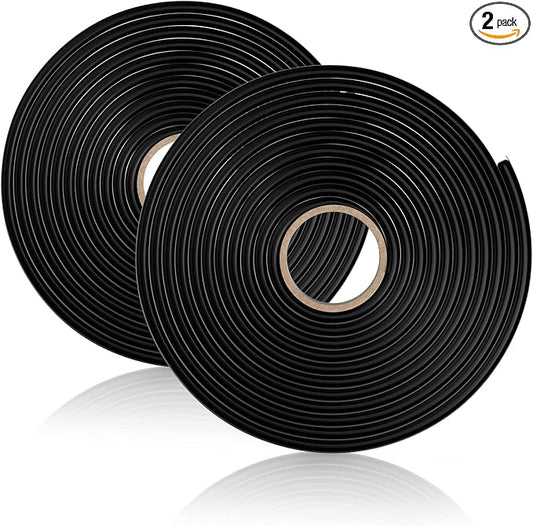 13Ft Headlight Sealant Retrofit Refit Butyl Rubber Glue Reseal for Car Headlamps Window Door Windshield (2 Pieces)