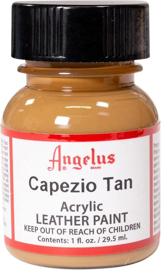 Angelus Acrylic Leather Paint, 1 Fl Oz (Pack of 1), Capezio Tan
