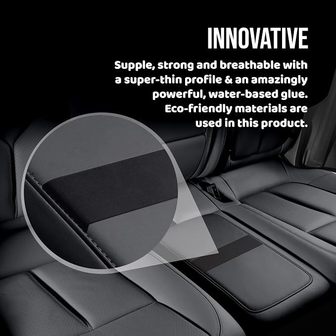 MASTAPLASTA DIY Instant Upholstery-Quality Self-Adhesive Repair Tape Gray Suede 60ins x 4ins / 150cm x 10cm. Easily Fix Couches, Car Interiors, Bags and More. Perfect for Most velvets Too!