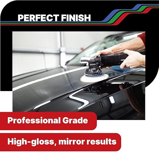 LAUCO Swirl+Plus Scratch Remover – 8oz, Polish Compound, Professional Silicone-Free Finishing Polish for Removing Fine Scratches, Swirls & Oxidation, Clear Coat Safe, High-Gloss Mirror Finish 36105