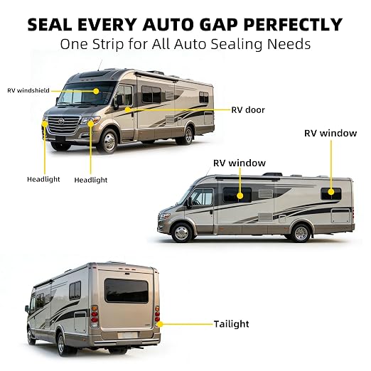 Butyl Sealant Tape – 14.76Ft Butyl Rubber Sealant,Promote Sealing Purpose- autty Tape for Automotive (Car, RV, Marine) for Installing Car Part, Windows, Doors and Windshield etc.(Heating Before Use)
